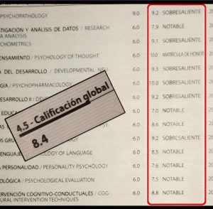 Ejemplo De Expediente Academico Y Metodo De Estudio Para Oposiciones